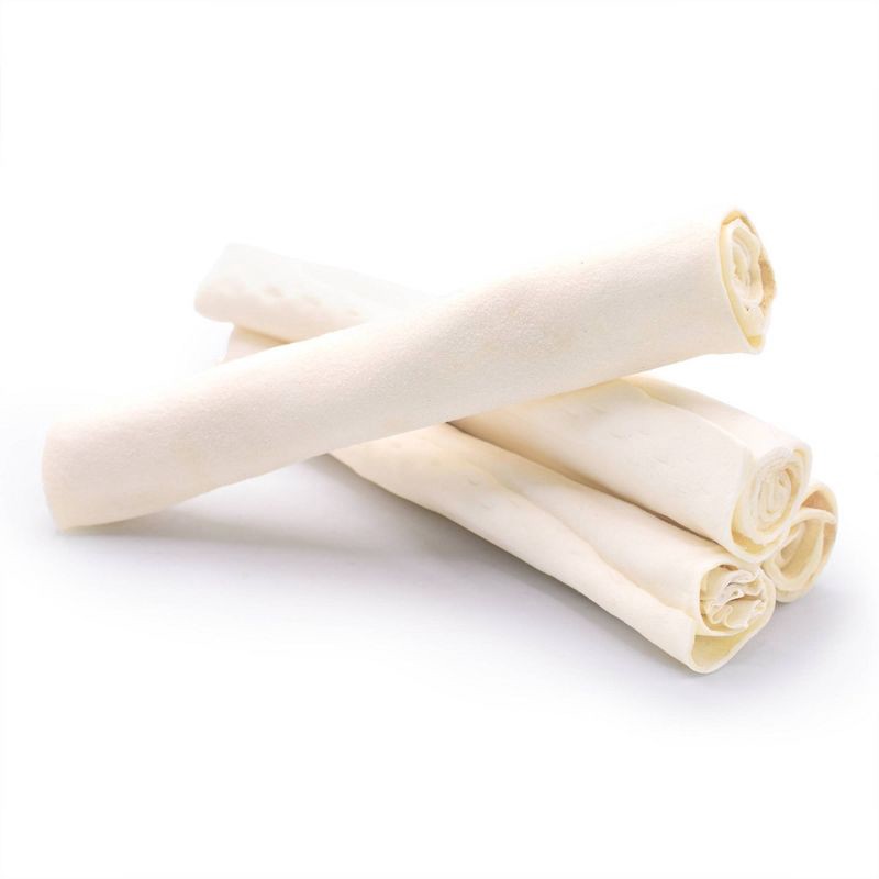 slide 3 of 5, Canine Chews Natural Rolls Beef Rawhide Dog Treats - 4ct, 4 ct