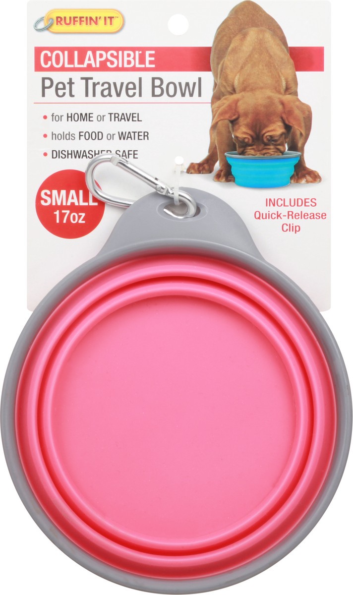 slide 7 of 8, Ruffin' It Collapsible Small Pet Travel Bowl, 1 ct