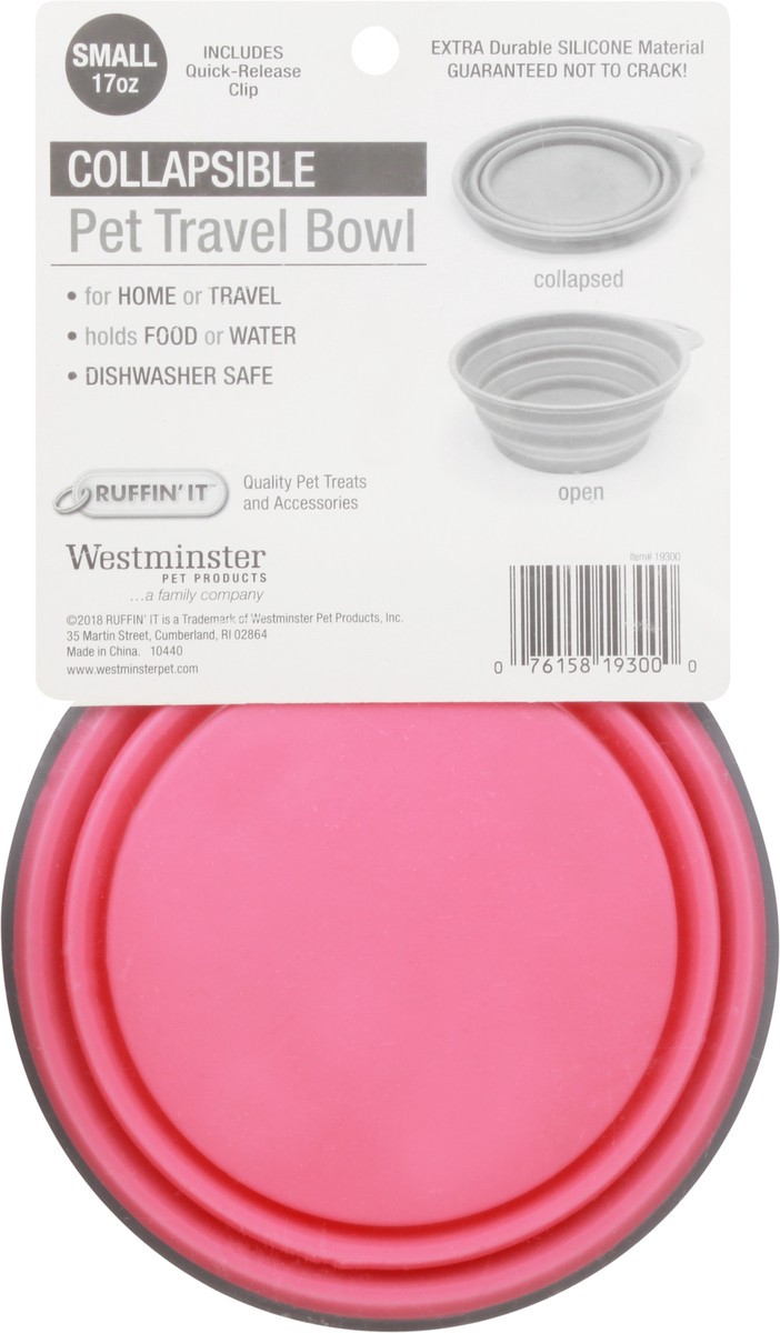 slide 6 of 8, Ruffin' It Collapsible Small Pet Travel Bowl, 1 ct