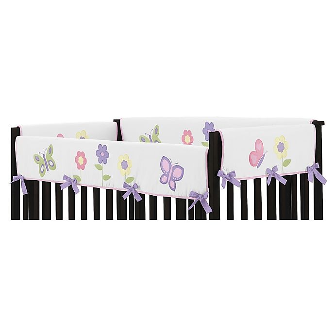 slide 2 of 2, Sweet Jojo Designs Butterfly Side Rail Guard - Pink/Purple, 2 ct