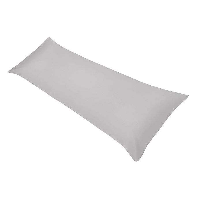 slide 2 of 2, Sweet Jojo Designs Hotel Collection Body Pillowcase - White/Grey, 1 ct