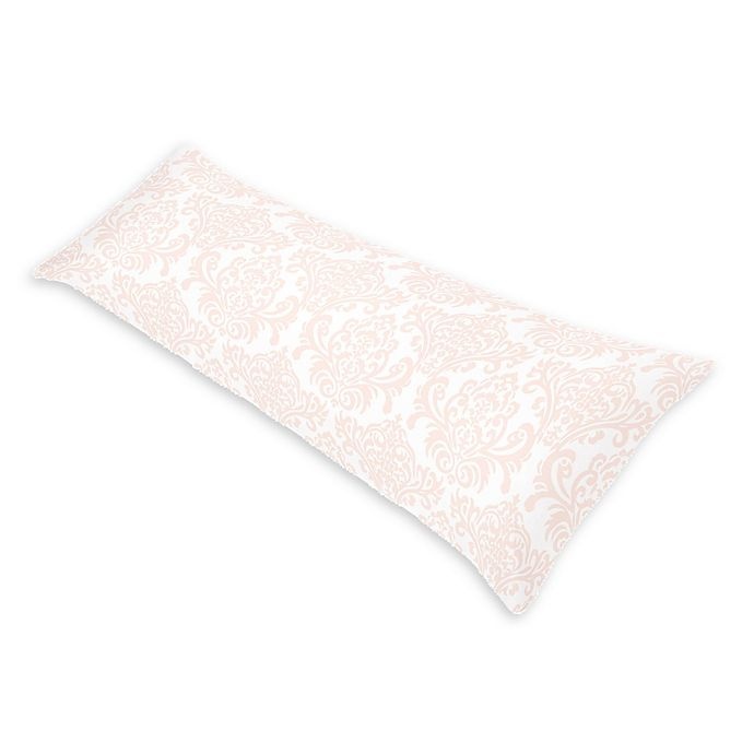 slide 1 of 3, Sweet Jojo Designs Amelia Reversible Body Pillow Cover - Pink/Gold, 1 ct