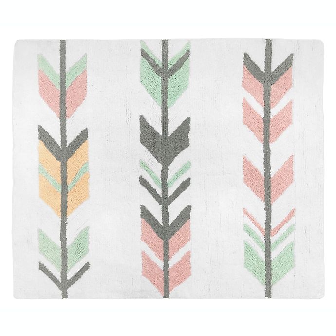 slide 1 of 2, Sweet Jojo Designs Mod Arrow Accent Floor Rug, 30 in x 36 in