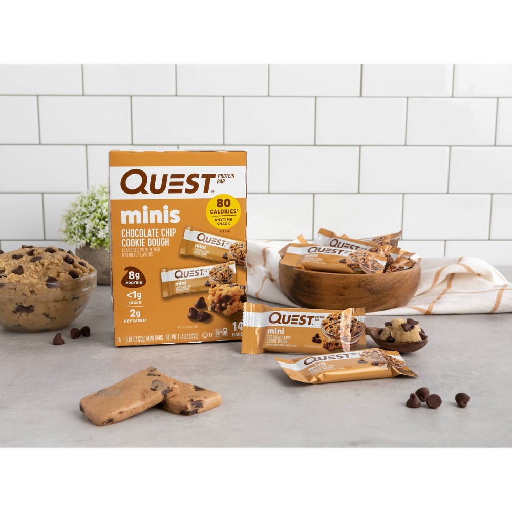 Quest Nutrition Mini Bars - Choco Chip Cookie Dough - 14ct : Target