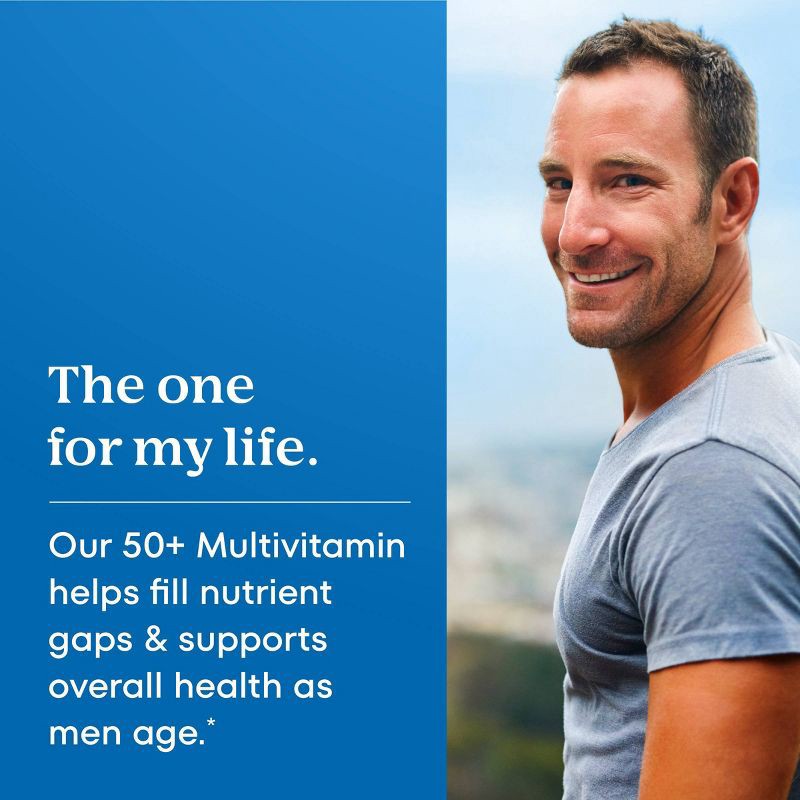 slide 5 of 9, One A Day Men's 50+ Multivitamin Immune Health Support Tablets - 200ct, 200 ct