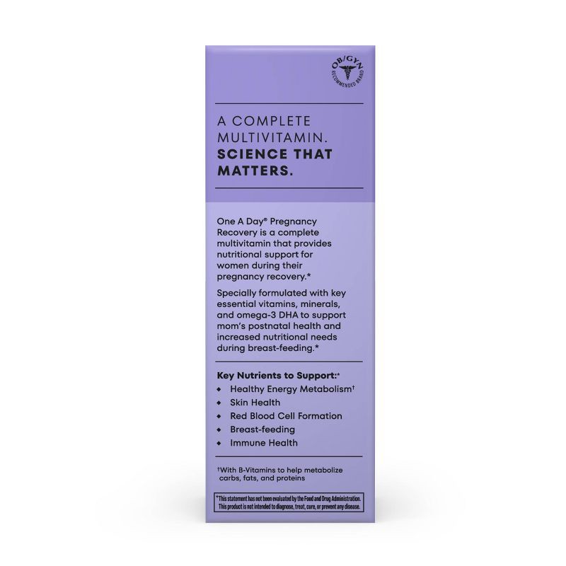 slide 2 of 10, One A Day Postnatal Vitamins for Women with Folic Acid - 60ct, 60 ct