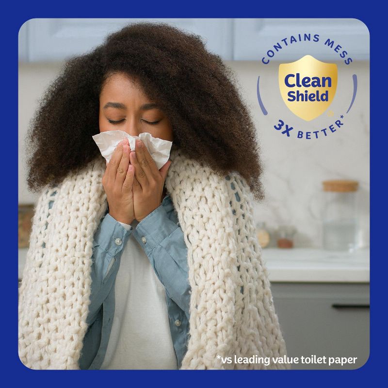 slide 7 of 10, Kleenex Ultra Soft 3-Ply Facial Tissue - 4pk/480ct, 4 ct, 480 ct