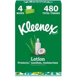 Kleenex Lotion 3-Ply Facial Tissue - 4pk/480ct