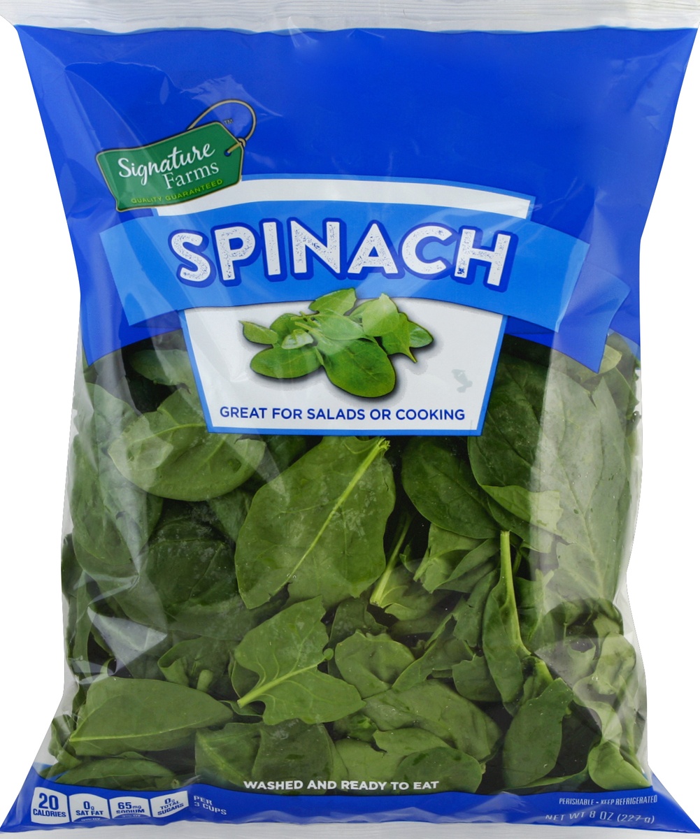 slide 3 of 5, Signature Farms Spinach, 