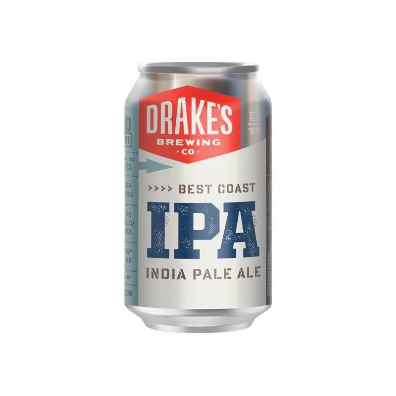 slide 1 of 1, Drake's Brewing Drake's Best Coast IPA - 6pk/12 fl oz Cans, 6 ct; 12 fl oz