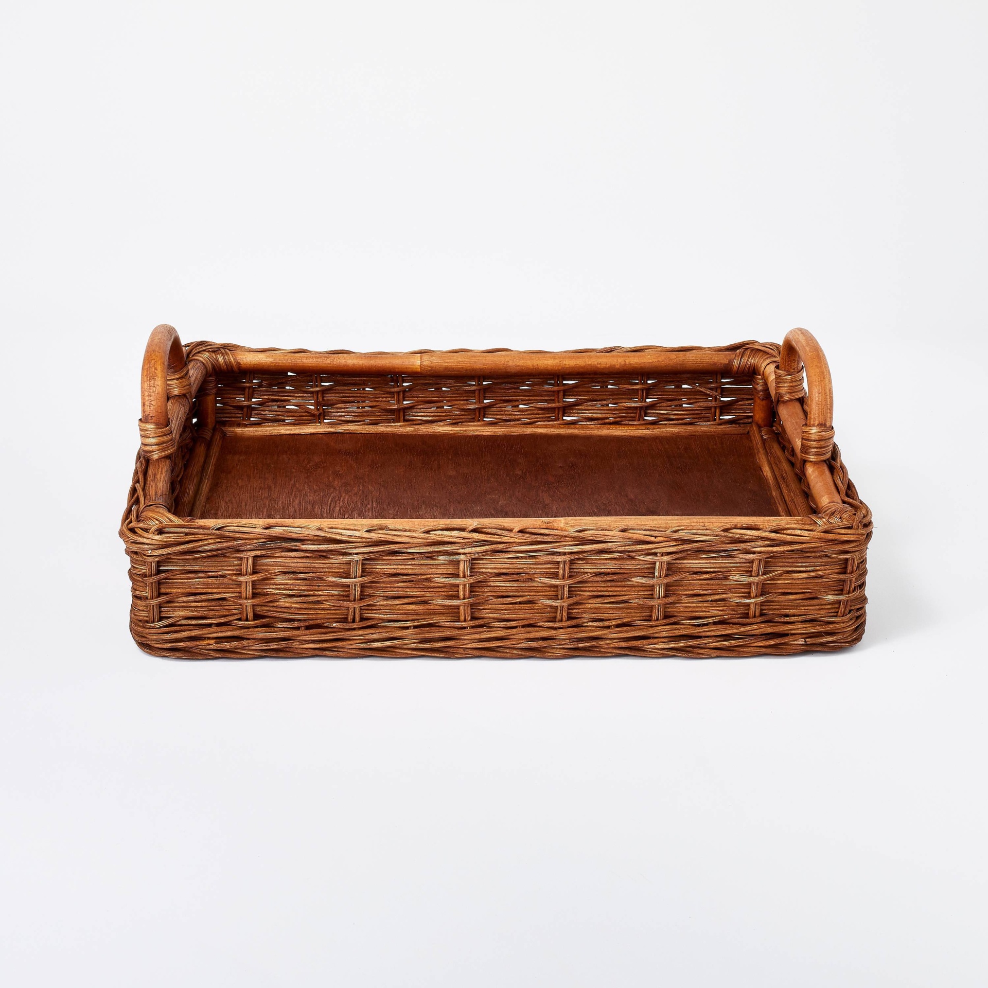 slide 1 of 5, Threshold designed w/Studio McGee Rattan Rectangle Woven Tray - Threshold designed with Studio Mcgee, 1 ct