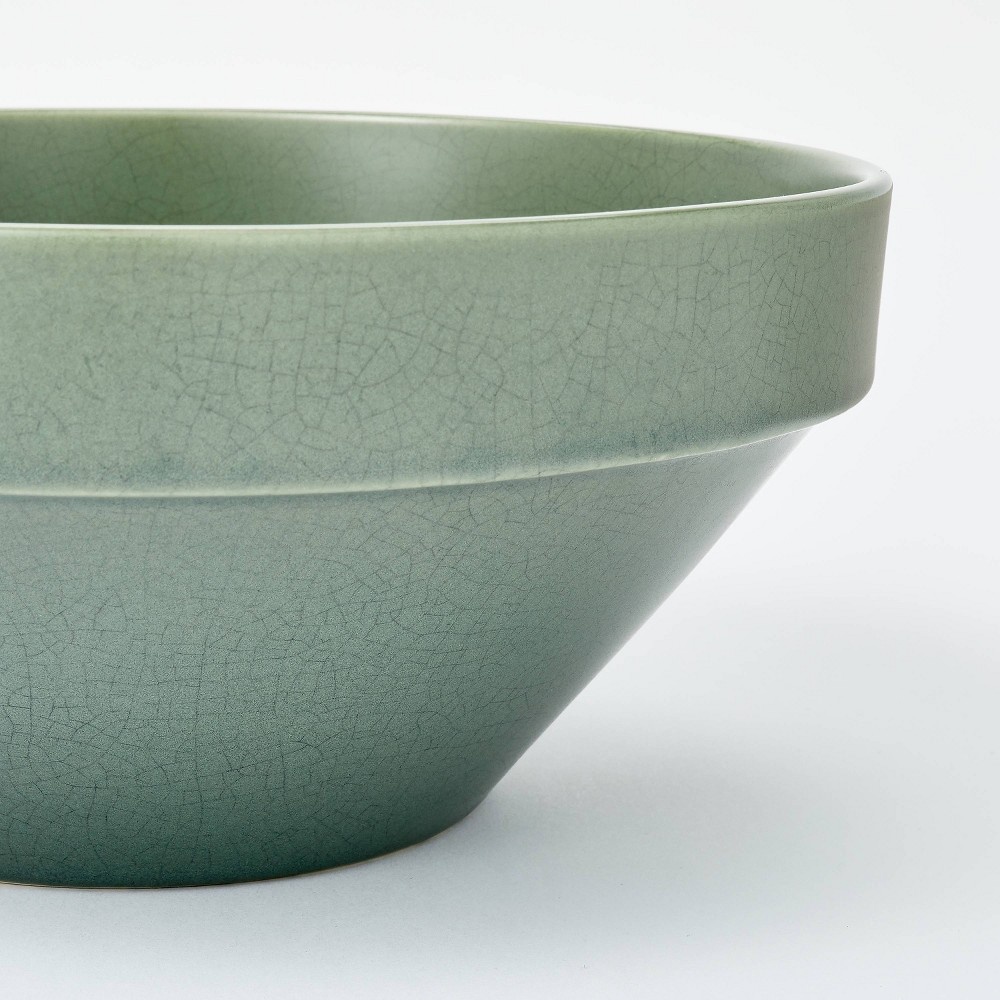 slide 4 of 4, Threshold designed w/Studio McGee Green Wide Brim Bowl - Threshold designed with Studio McGee, 1 ct