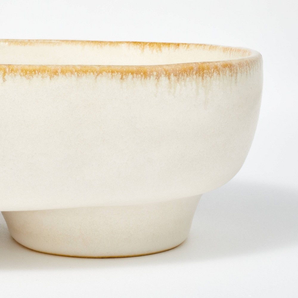 slide 3 of 4, Threshold designed w/Studio McGee Footed Bowl - Threshold designed with Studio McGee, 1 ct