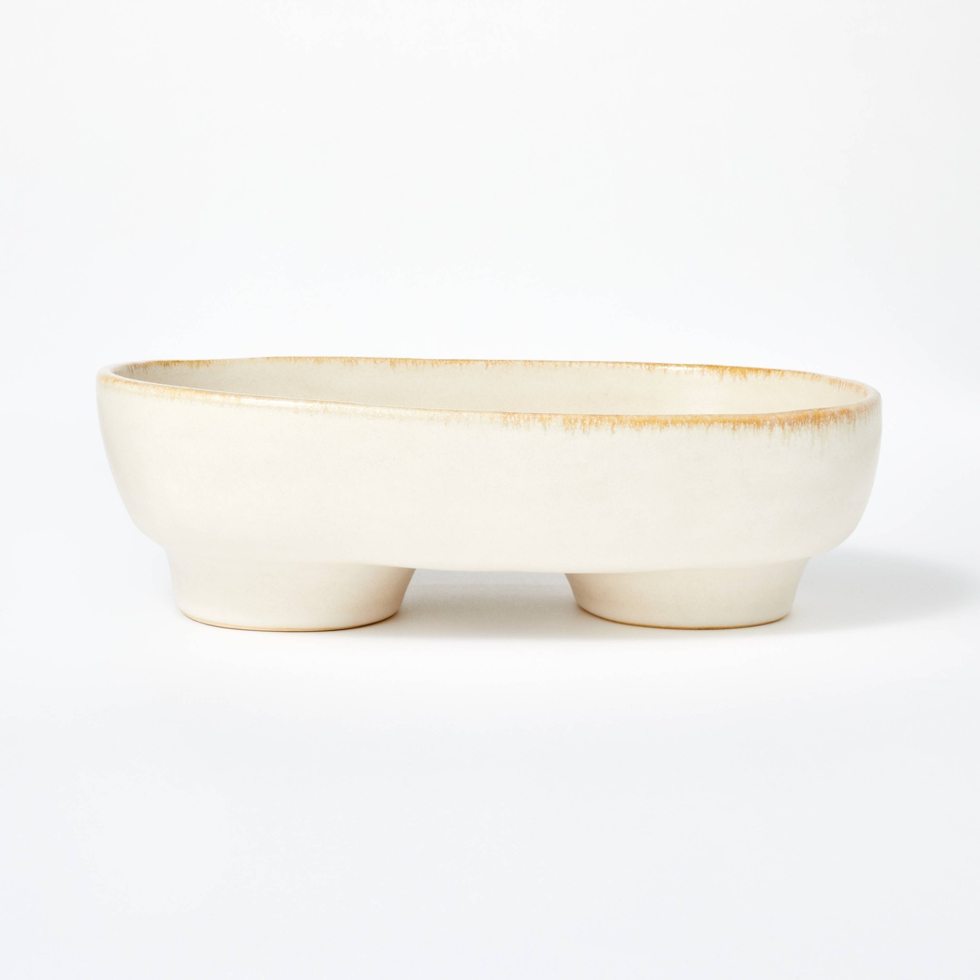 slide 1 of 4, Threshold designed w/Studio McGee Footed Bowl - Threshold designed with Studio McGee, 1 ct