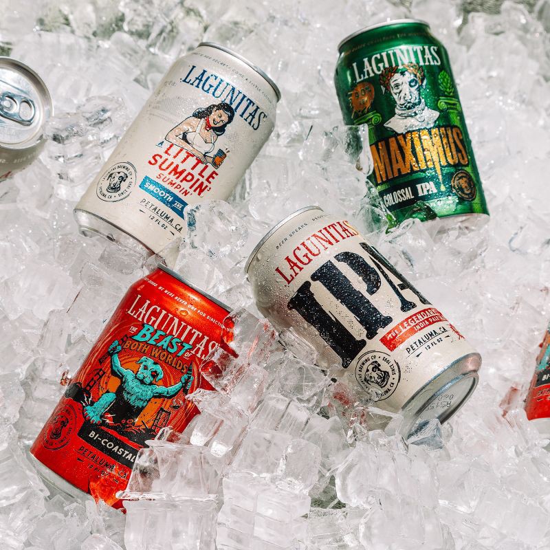 slide 4 of 5, Lagunitas IPA Beer Variety Pack - 12pk/12 fl oz Cans, 12 ct; 12 fl oz