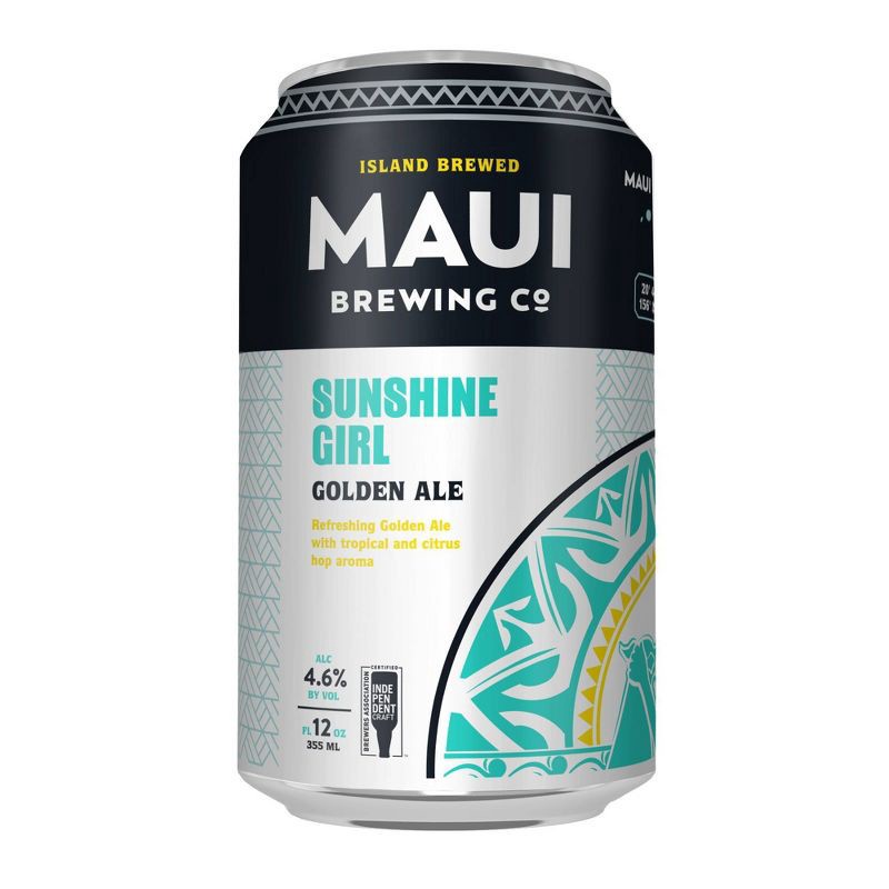 slide 2 of 8, Maui Brewing Co. Maui Brewing Sunshine Girl Golden Ale - 12pk/12 fl oz Cans, 12 ct; 12 fl oz