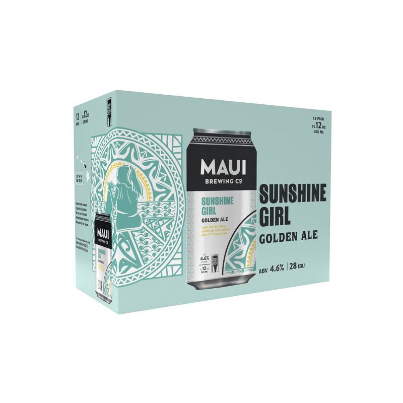 slide 3 of 8, Maui Brewing Co. Maui Brewing Sunshine Girl Golden Ale - 12pk/12 fl oz Cans, 12 ct; 12 fl oz