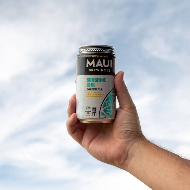 slide 4 of 8, Maui Brewing Co. Maui Brewing Sunshine Girl Golden Ale - 12pk/12 fl oz Cans, 12 ct; 12 fl oz