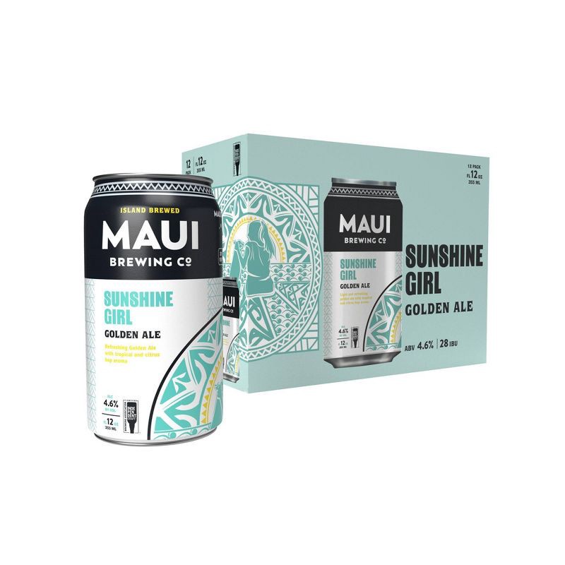 slide 1 of 8, Maui Brewing Co. Maui Brewing Sunshine Girl Golden Ale - 12pk/12 fl oz Cans, 12 ct; 12 fl oz