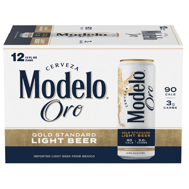 slide 9 of 10, Modelo Especial Modelo Oro Lager Light Beer - 12pk/12 fl oz Cans, 12 ct; 12 fl oz