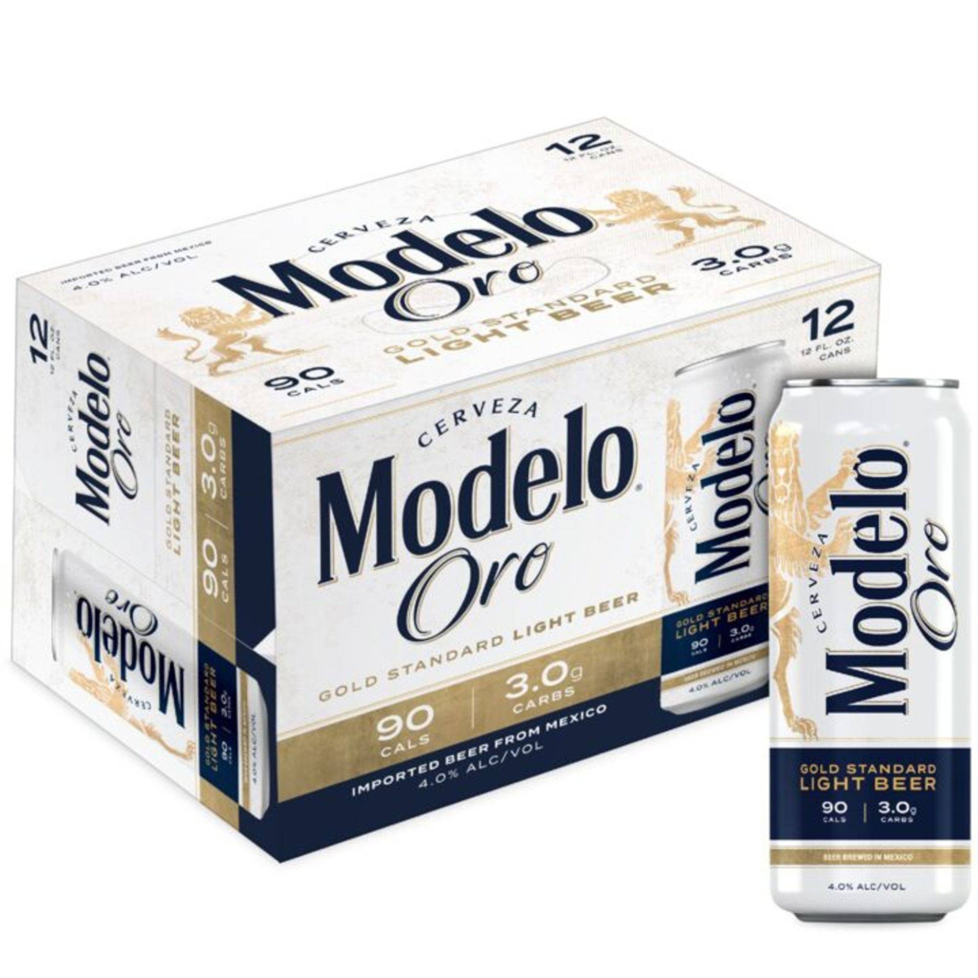 Modelo Especial Modelo Oro Light Beer - 12pk/12 fl oz Cans 12 ct; 12 fl ...