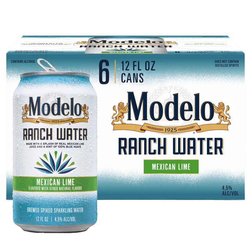 slide 1 of 7, Modelo Especial Modelo Ranch Water Spiked Sparkling Water - 6pk/12 fl oz Cans, 6 ct; 12 fl oz