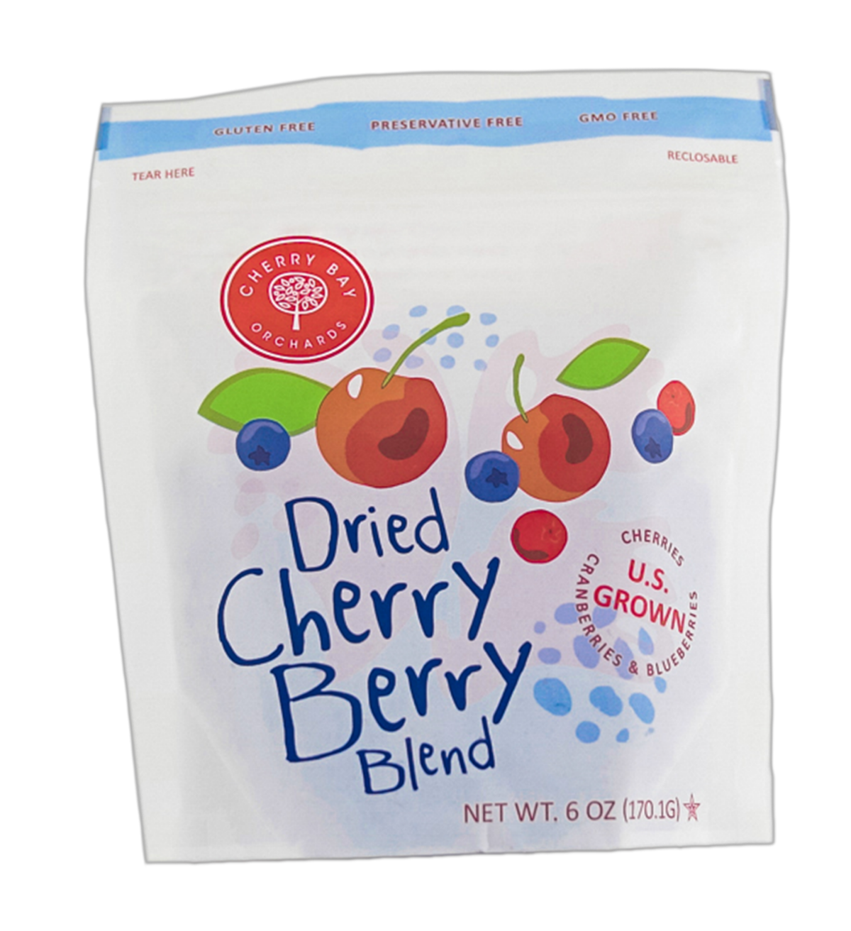 slide 1 of 1, Cherry Bay Orchards Dried Cherry Berry Blend, 6 oz, 6 oz