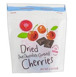 Cherry Bay Orchards Dried Dark Chocolate Covered Cherries, 6 Oz