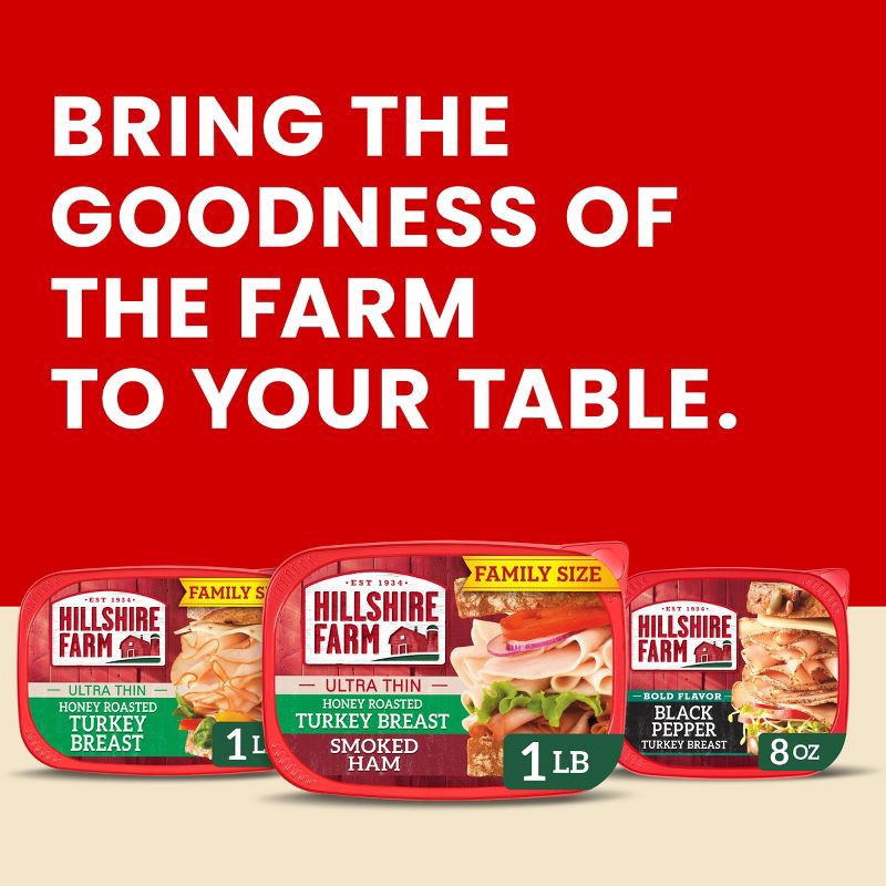 slide 7 of 7, Hillshire Farm Ultra Thin Honey Roasted Turkey Breast & Smoked Ham Variety Pack - 16oz, 16 oz