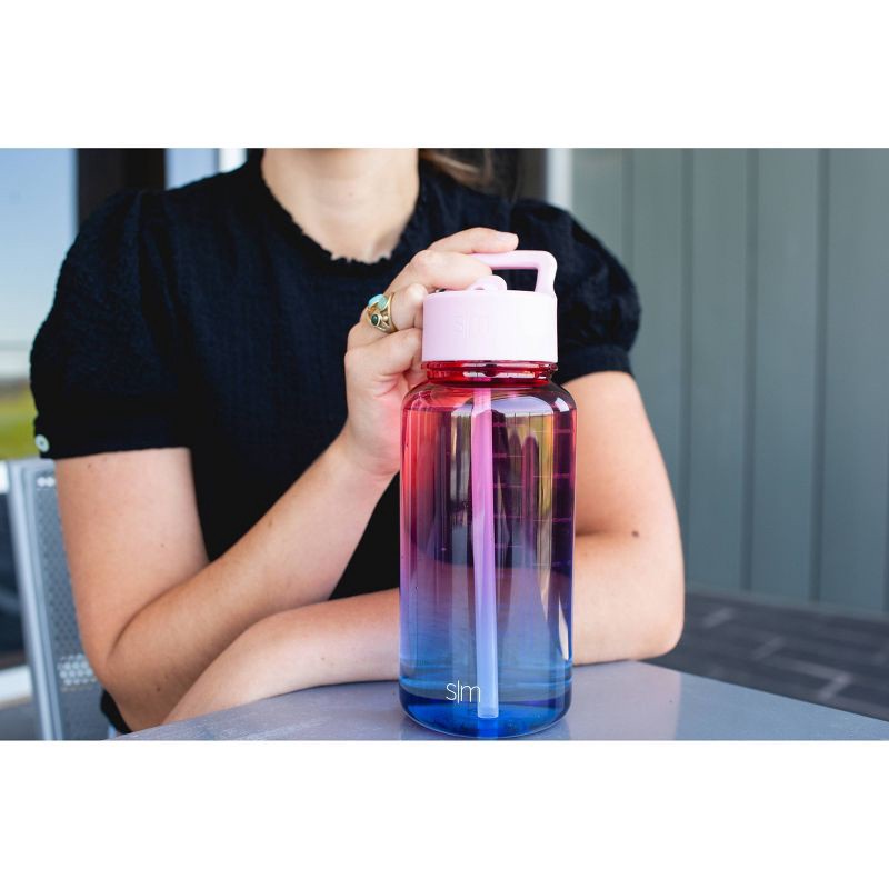 Simple Modern 32oz Tritan Summit Water Bottle With Straw 2 Tone - Tropical  Seas : Target