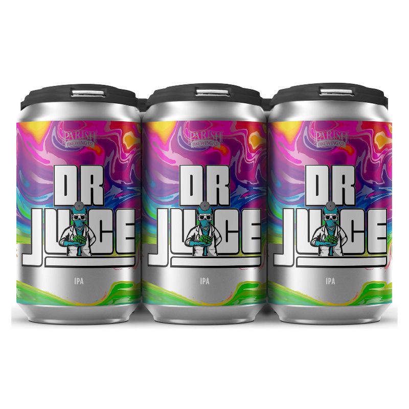 slide 5 of 8, Parish Brewing Co. Parish Brewing Dr. Juice IPA - 6pk/12 fl oz Cans, 6 ct; 12 fl oz