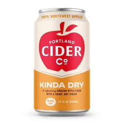 Portland Cider Co. Portland Cider Company Kinda Dry Cider - 6pk/12 fl oz Cans