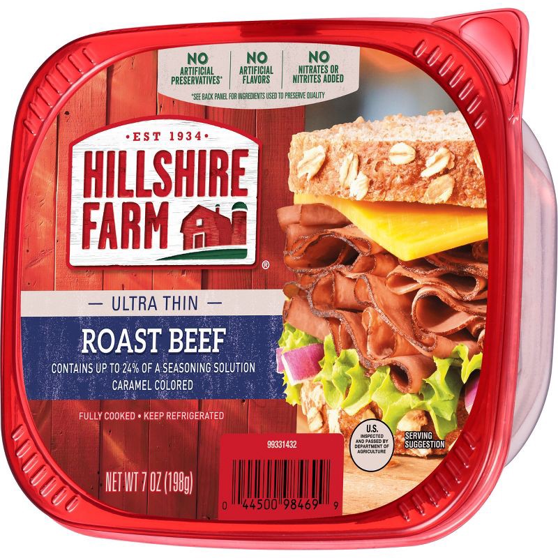 slide 7 of 8, Hillshire Farm Thin Sliced Roast Beef - 7oz, 7 oz