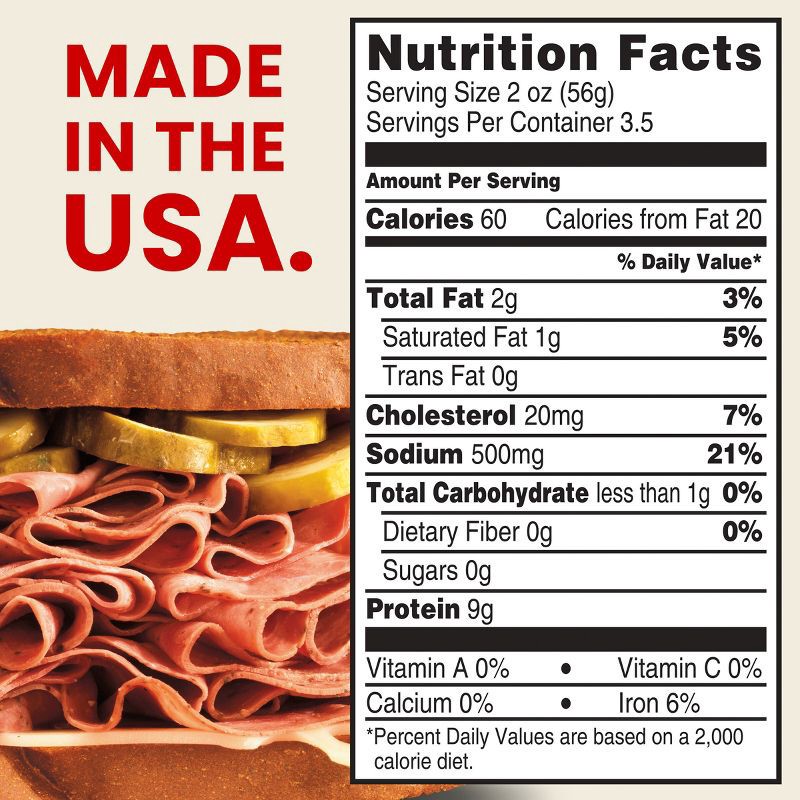 slide 7 of 9, Hillshire Farm Thin Sliced Pastrami Beef - 7oz, 7 oz