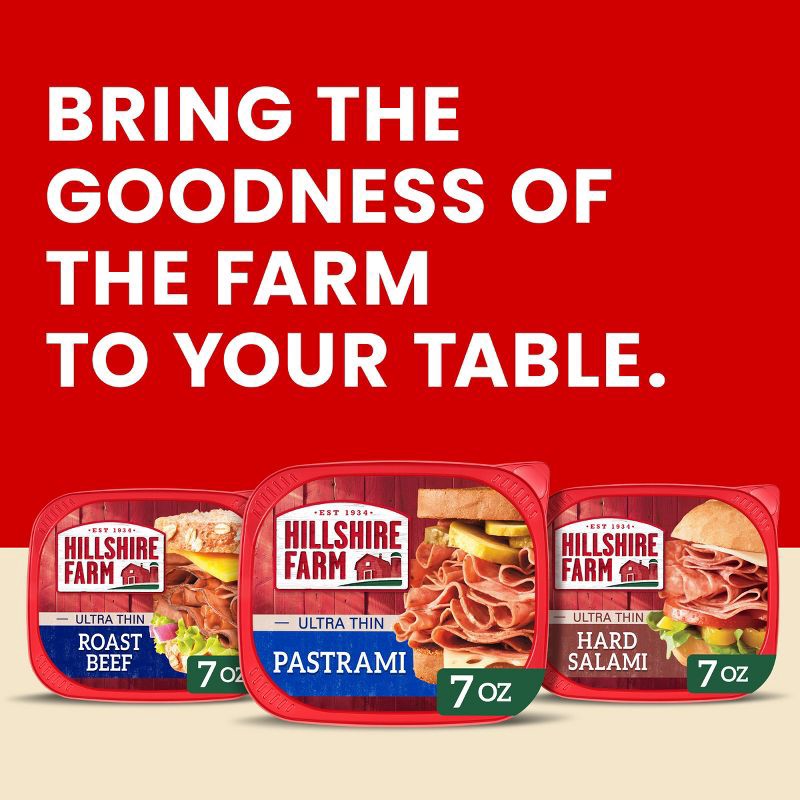slide 8 of 9, Hillshire Farm Thin Sliced Pastrami Beef - 7oz, 7 oz