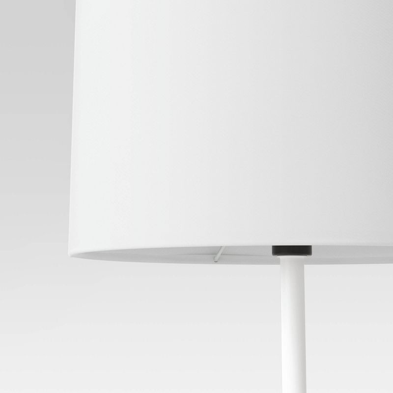 slide 4 of 4, Stick Table Lamp White - Room Essentials™: USB Port, Modern Design, No Assembly Required, 1 ct