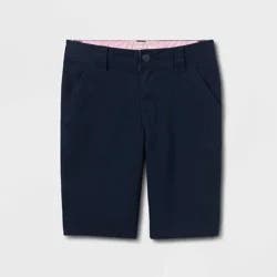 Girls' Uniform Chino Shorts - Cat & Jack™ Blue 12