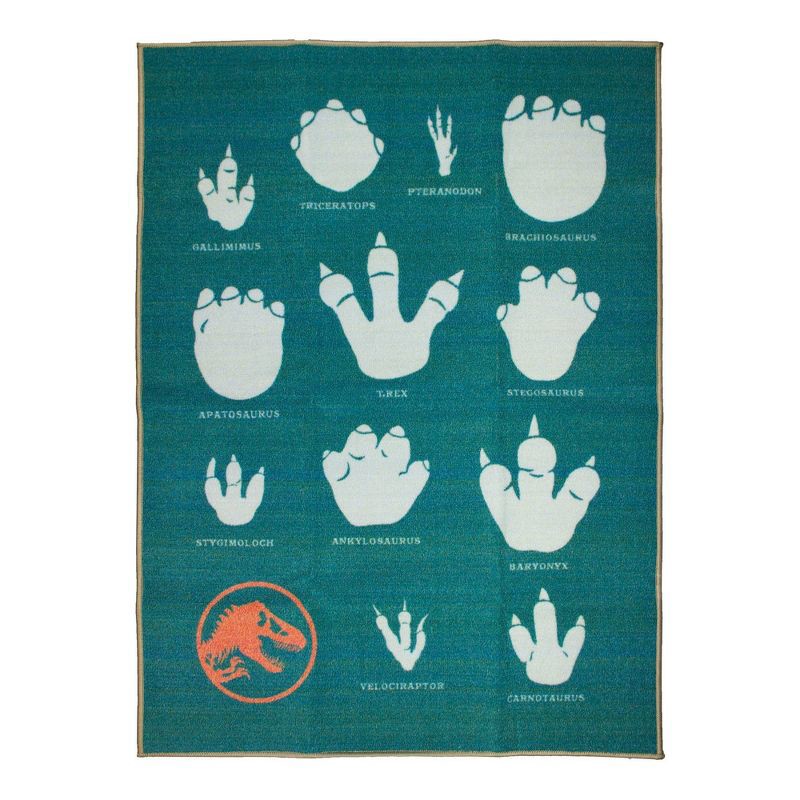 slide 2 of 4, 40" x 54" Jurassic World Rug, 1 ct