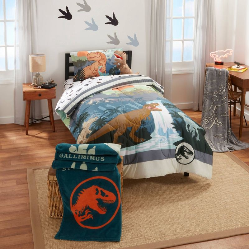 slide 4 of 4, 40" x 54" Jurassic World Rug, 1 ct