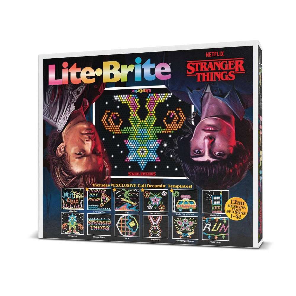 slide 3 of 6, Lite-Brite Stranger Things Special Edition Cali Dreaming, 1 ct