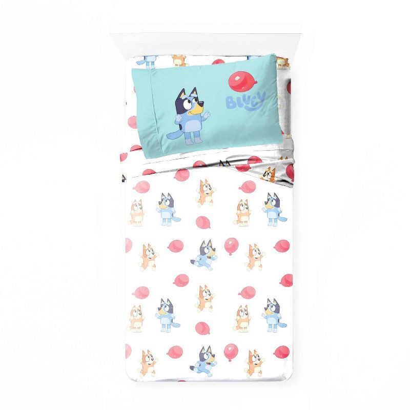 slide 3 of 6, Twin Bluey Kids' Bed in a Bag, 1 ct