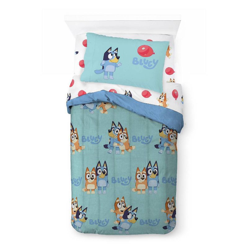 slide 1 of 6, Twin Bluey Kids' Bed in a Bag, 1 ct