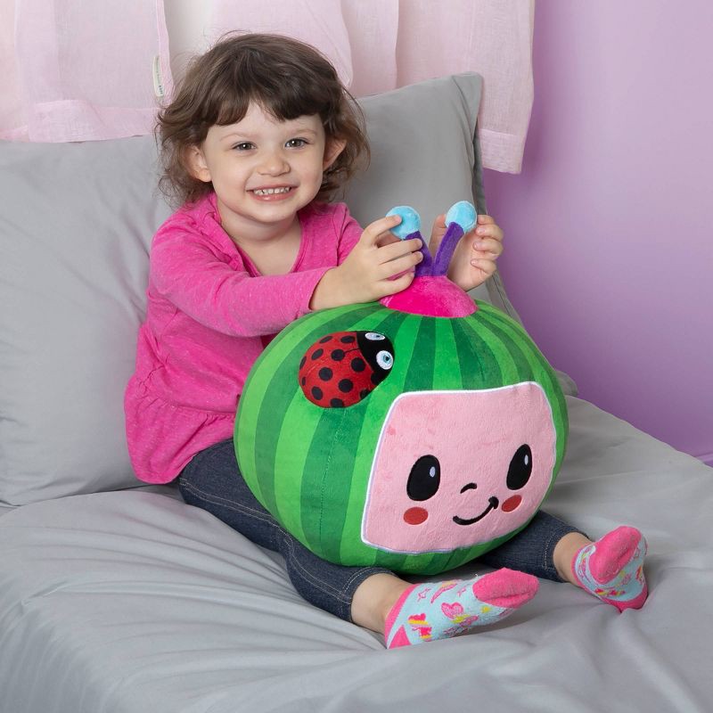 slide 3 of 5, Cocomelon Kids' Cuddle Pillow Melon, 1 ct