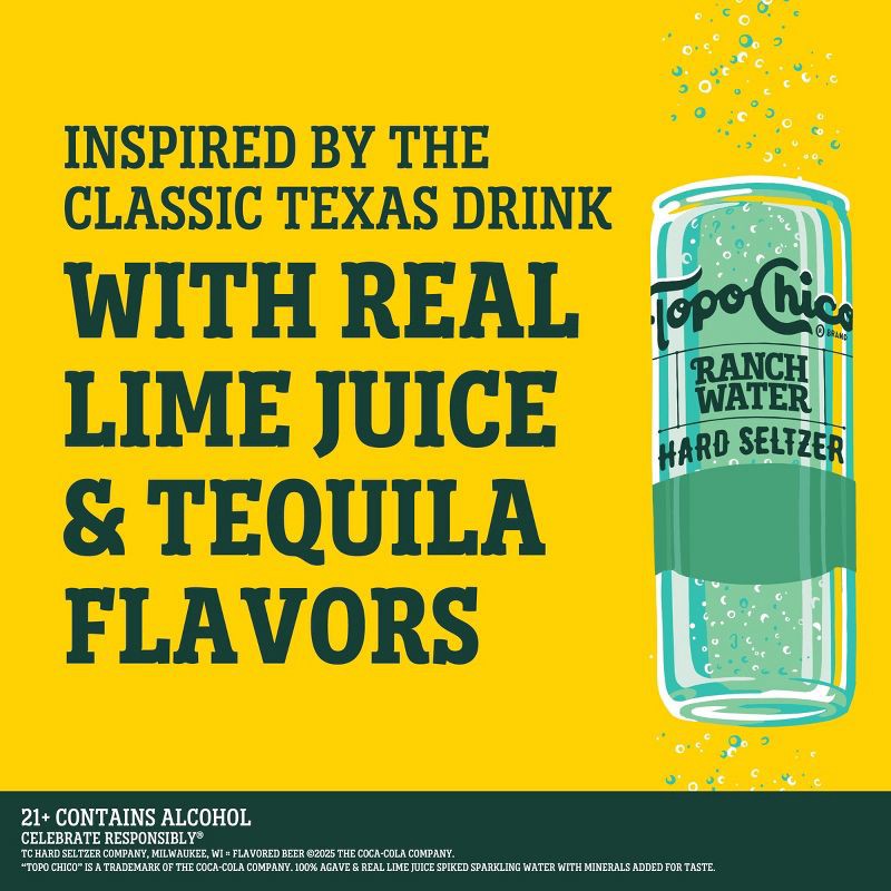 slide 3 of 8, Topo Chico Hard Seltzer Topo Chico Ranch Water Hard Seltzer - 12pk/12 fl oz Cans, 12 ct; 12 fl oz