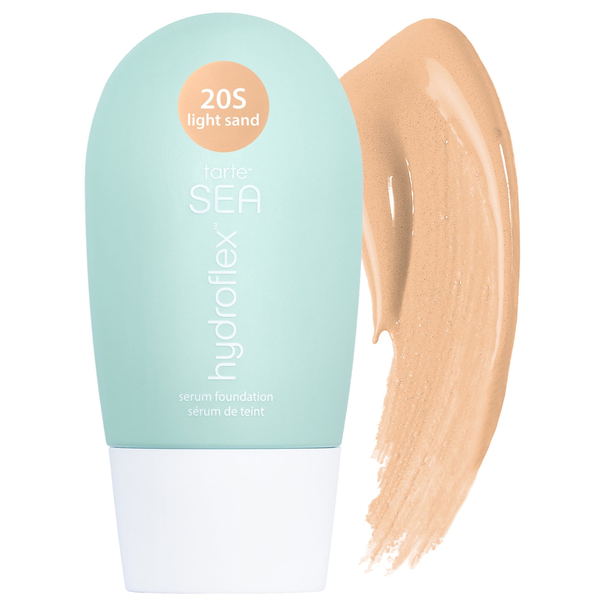 slide 1 of 1, tarte SEA Hydroflex Serum Foundation 20S light sand, 1.01 oz/ 30 ml