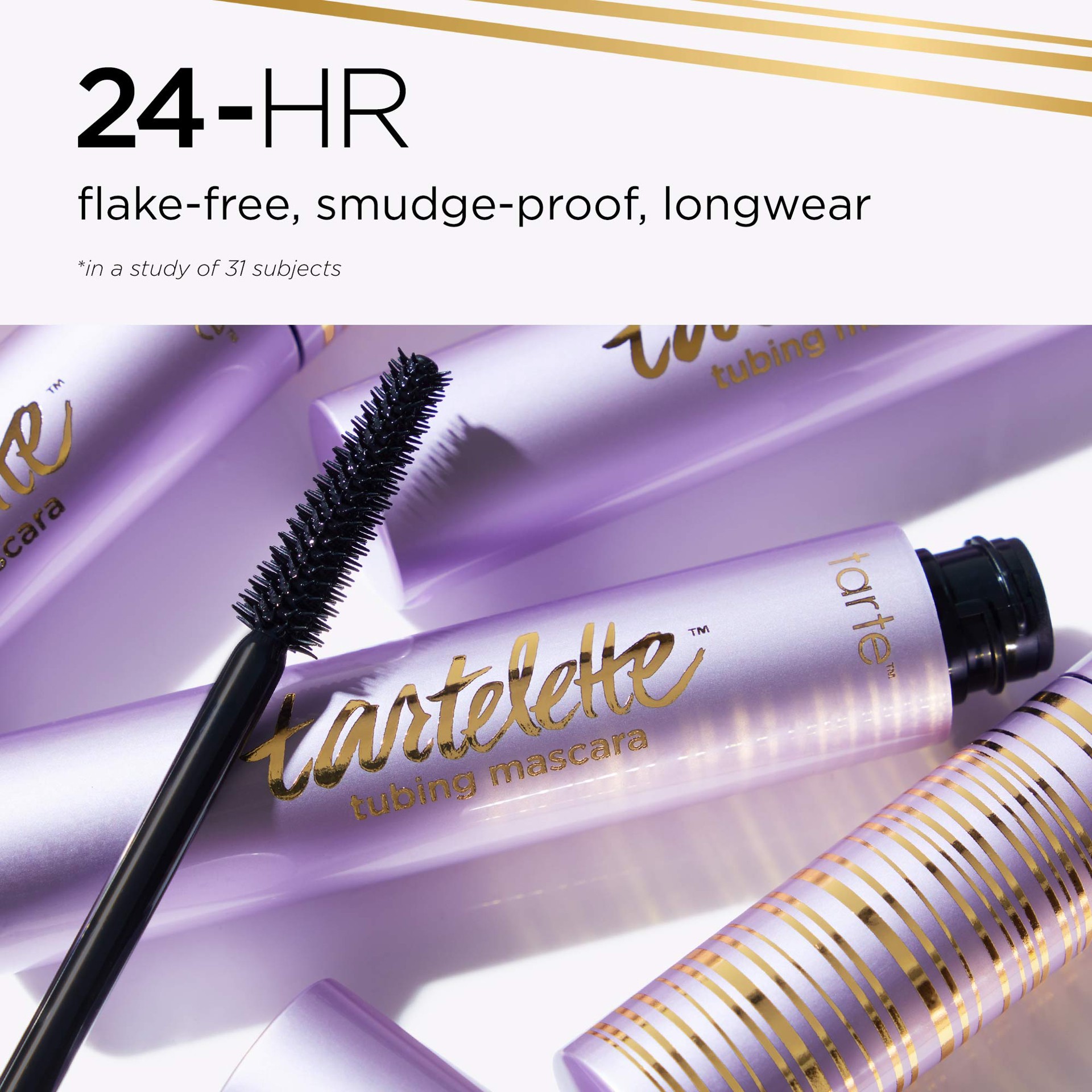 slide 9 of 12, tartelette tubing mascara Black, 0.27 oz / 8 ml