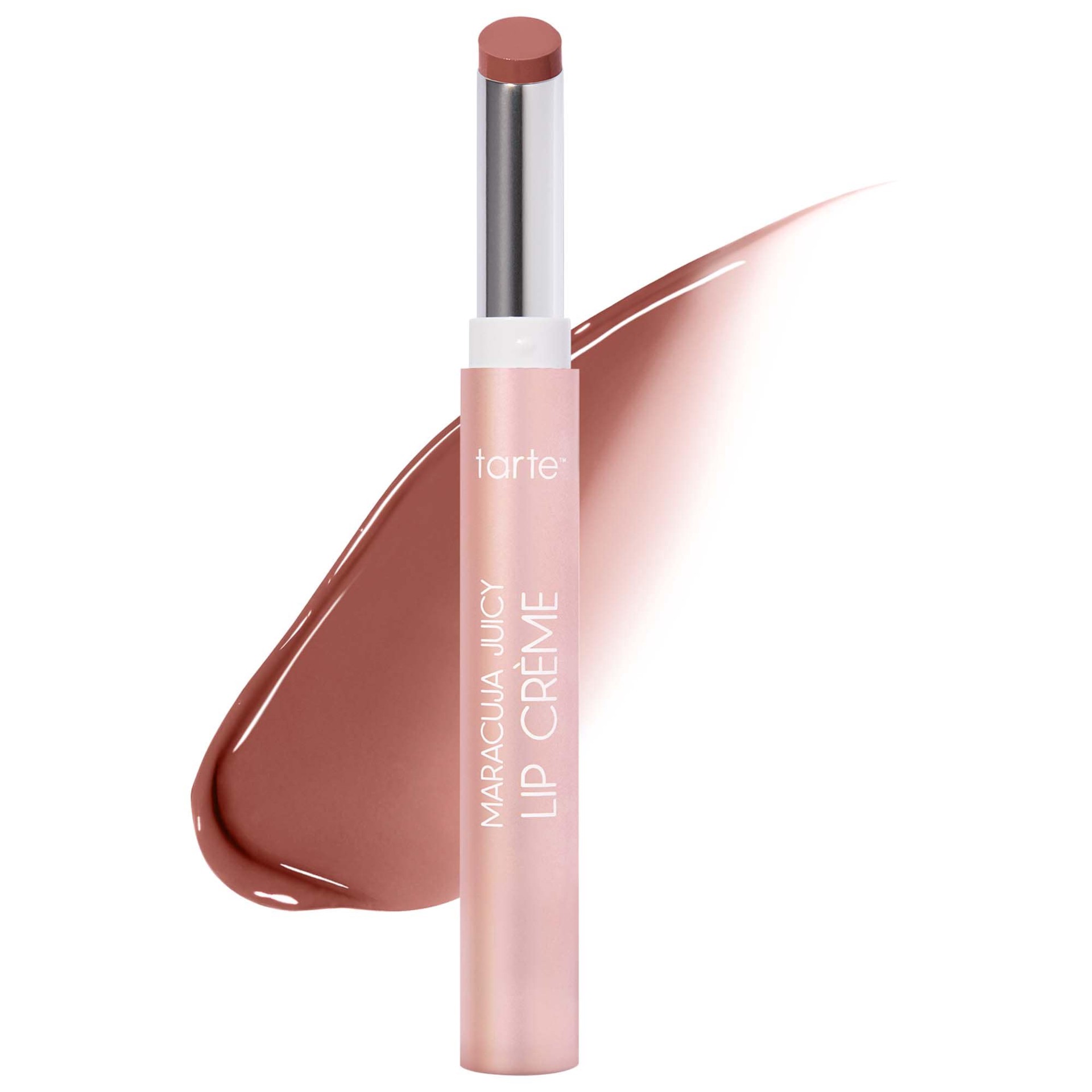slide 1 of 9, tarte maracuja juicy lip crème Soft Rose,