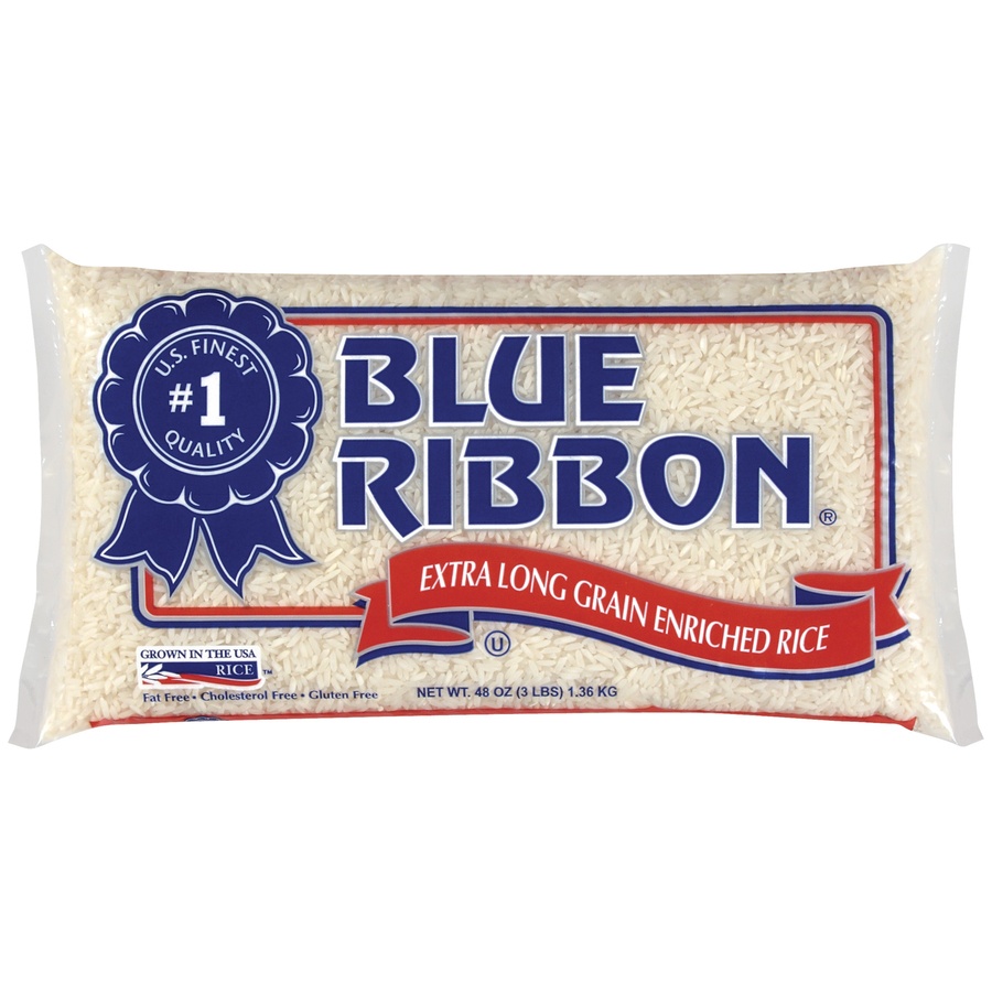 slide 1 of 1, Blue Ribbon Rice Long Grain, 3 lb