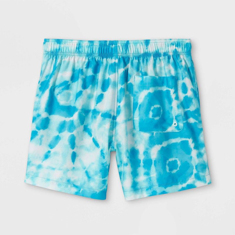 slide 3 of 3, Speedo Men's 5.5" Volley Atoll Burst Swim Trunks - Blue XXL, 1 ct