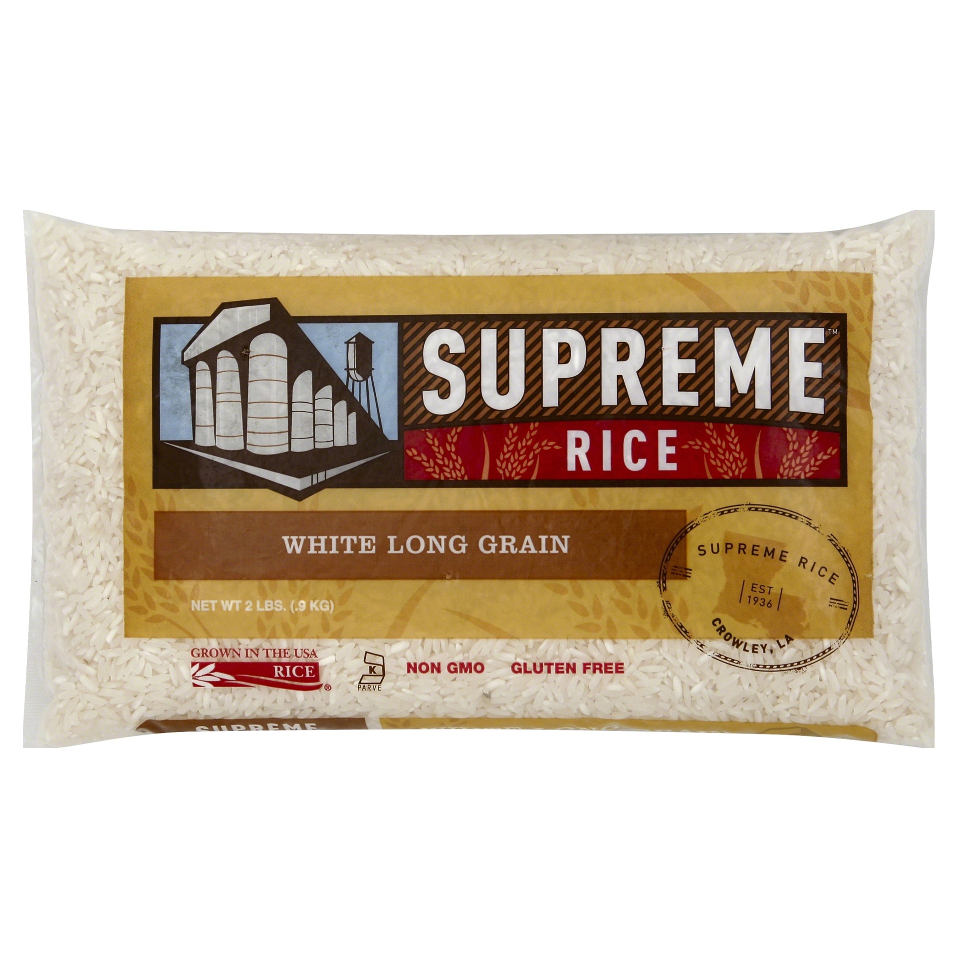 slide 1 of 5, Supreme Rice White Long Grain, 2 lb